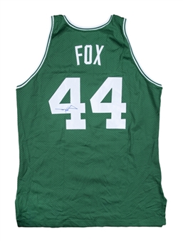 1993-94 Rick Fox Game Used & Signed Boston Celtics Road Jersey (Fox LOA)